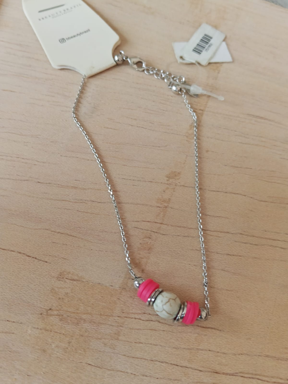 Tornozeleira disquinhos coloridos