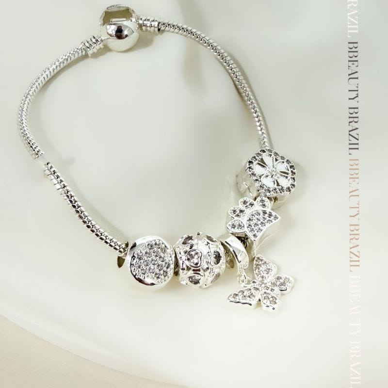 Pulseira berloque borboleta